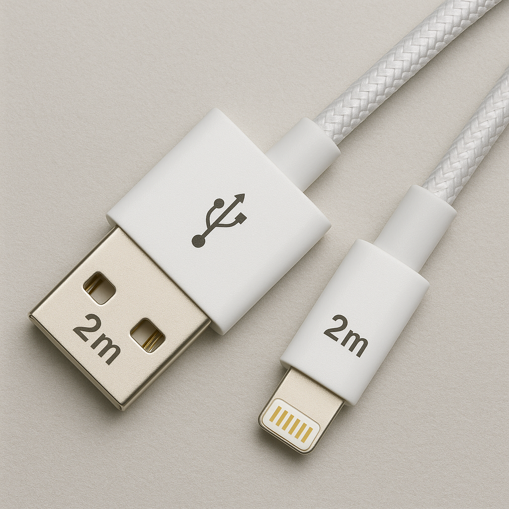 Câble USB-A vers Lightning 2M